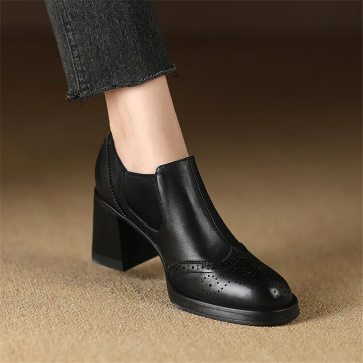 Milan Genuine Leather Heels