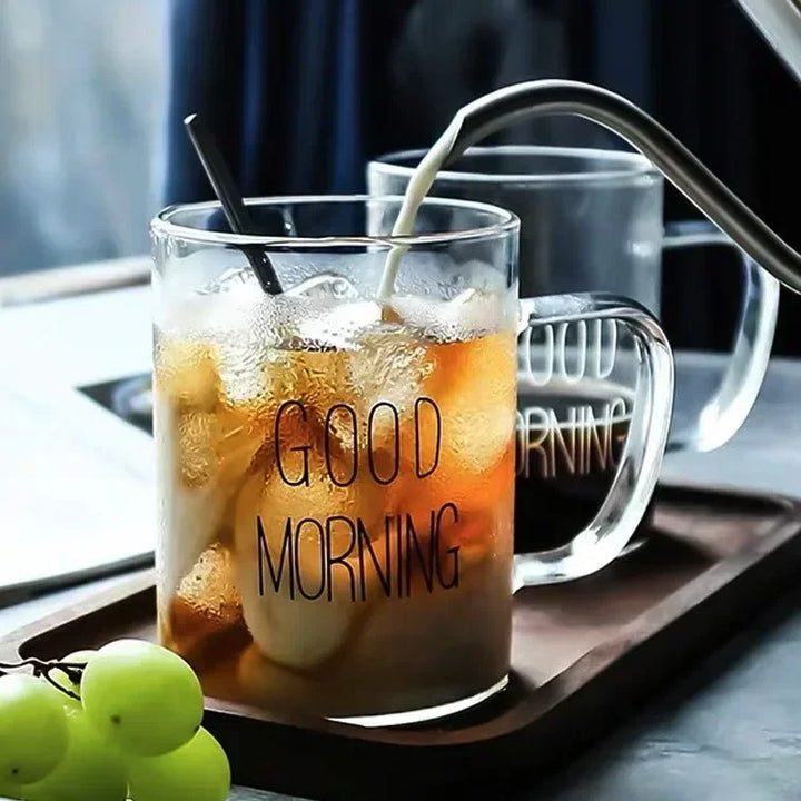 Good Morning Glass Mug