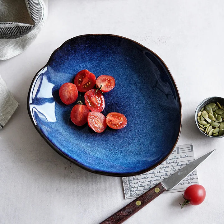 Ocean Blue Plate Set