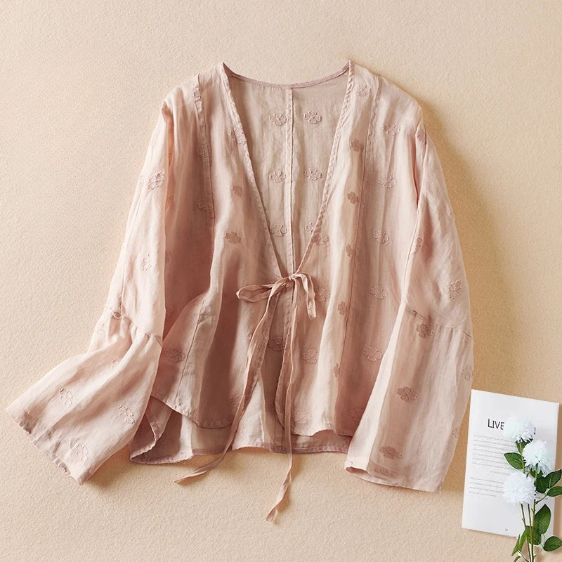 Noela Linen Blouse