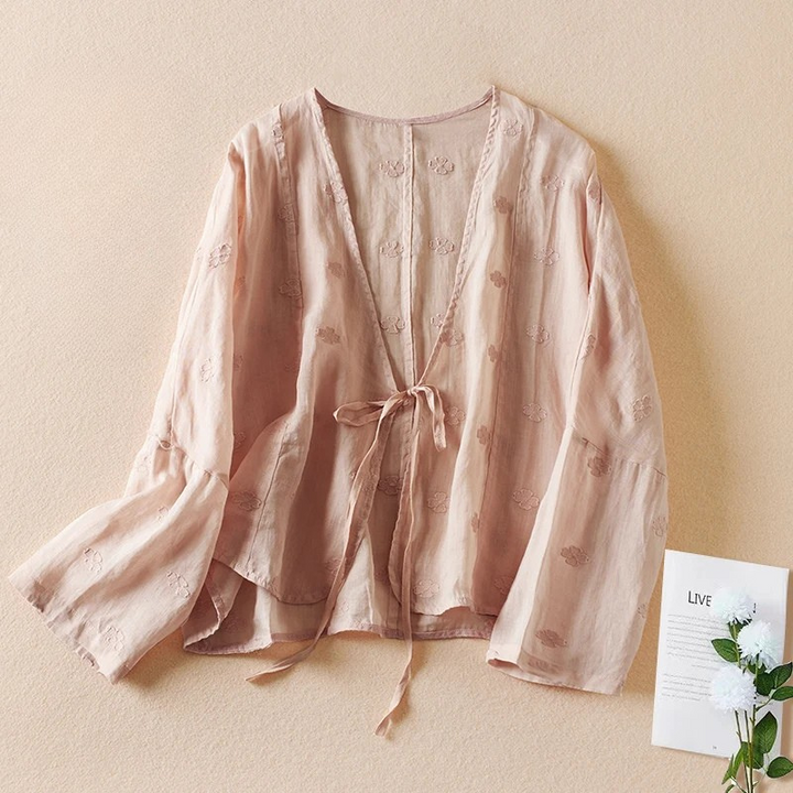 Noela Linen Blouse