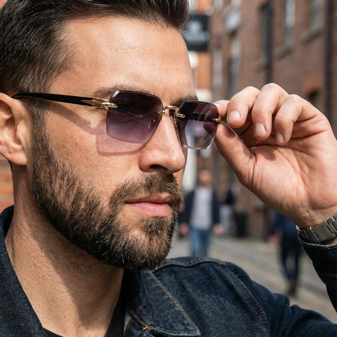 Monarch Rimless Sunglasses