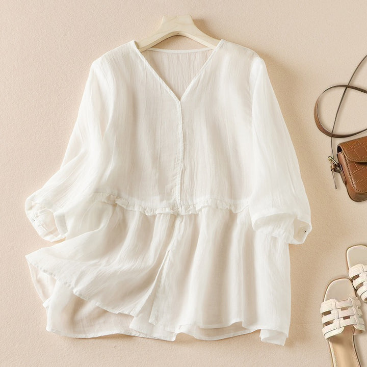 Arla Linen Blouse